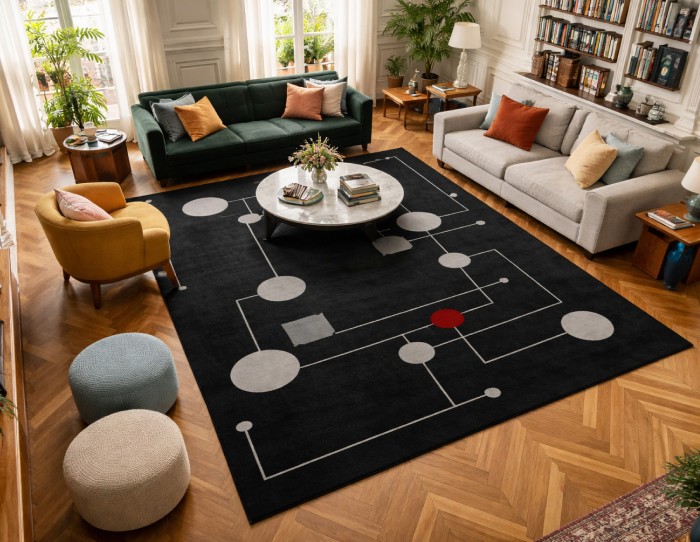 Abstract rugs
